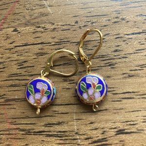Homemade drop earrings